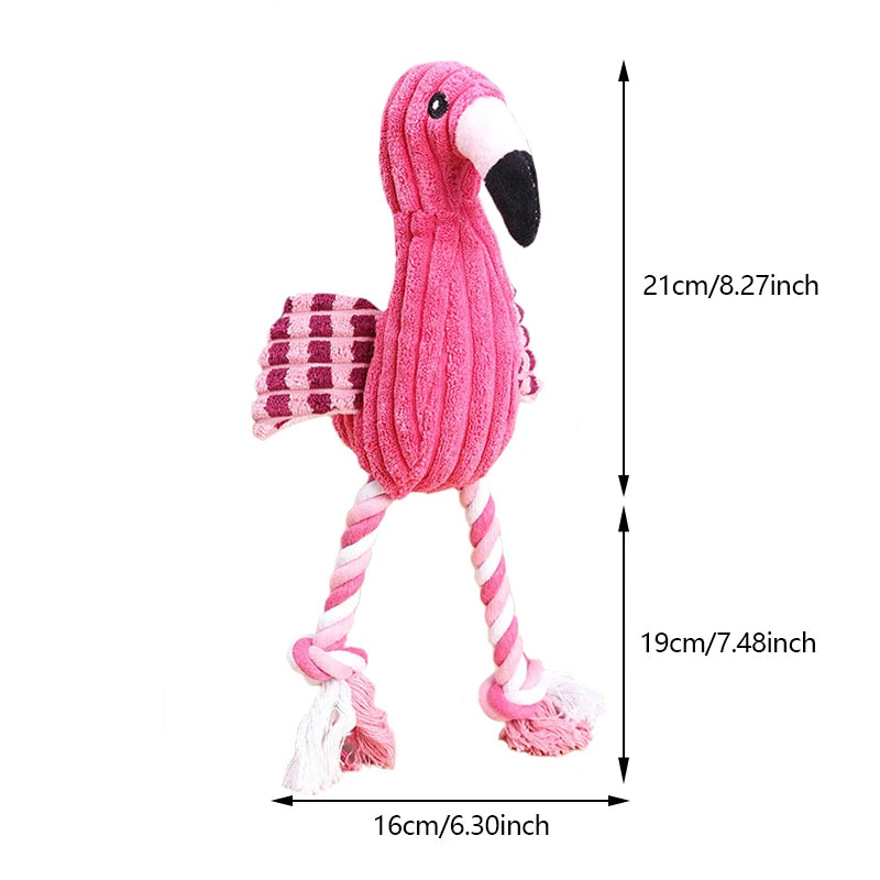 FurBuddy: Animal-Shaped Squeaky Plush Toy – Toy for All Sizes