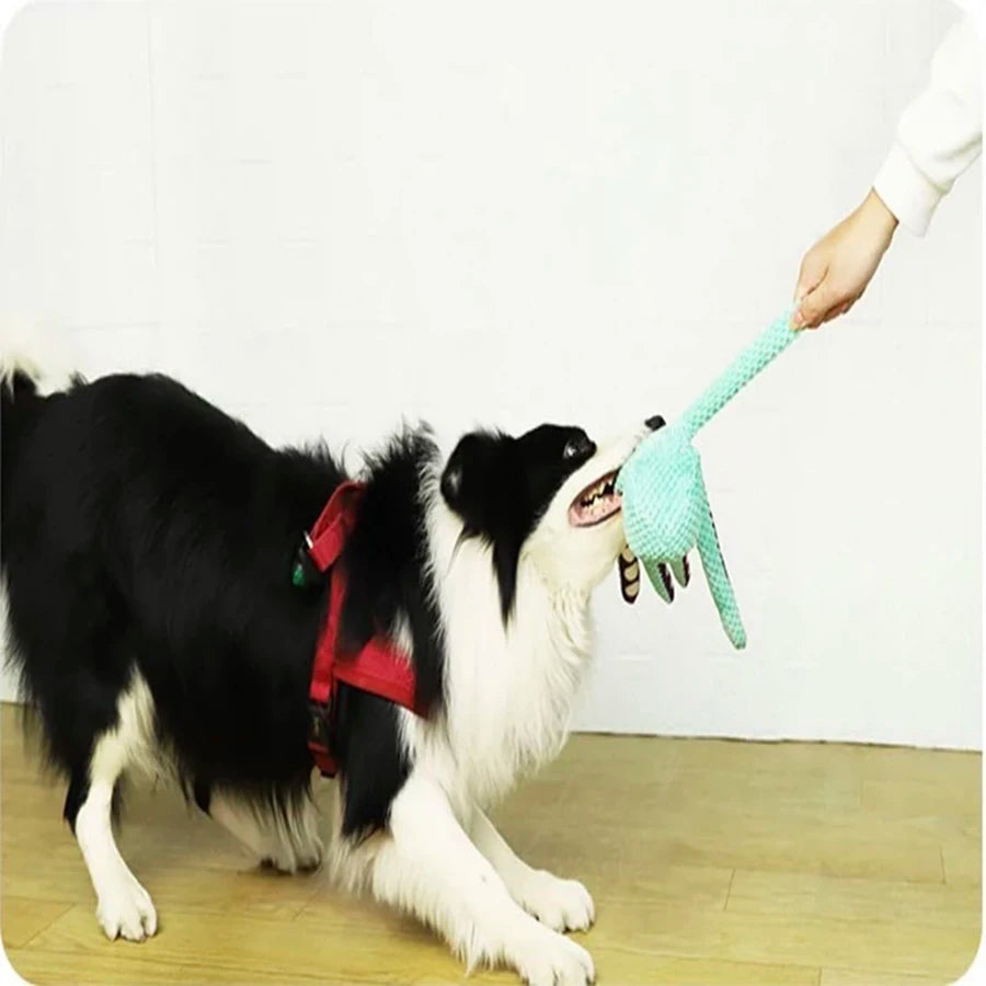 OctoPaws: Interactive Plush Octopus Toy for Dogs