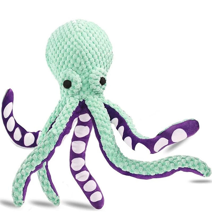 OctoPaws: Interactive Plush Octopus Toy for Dogs